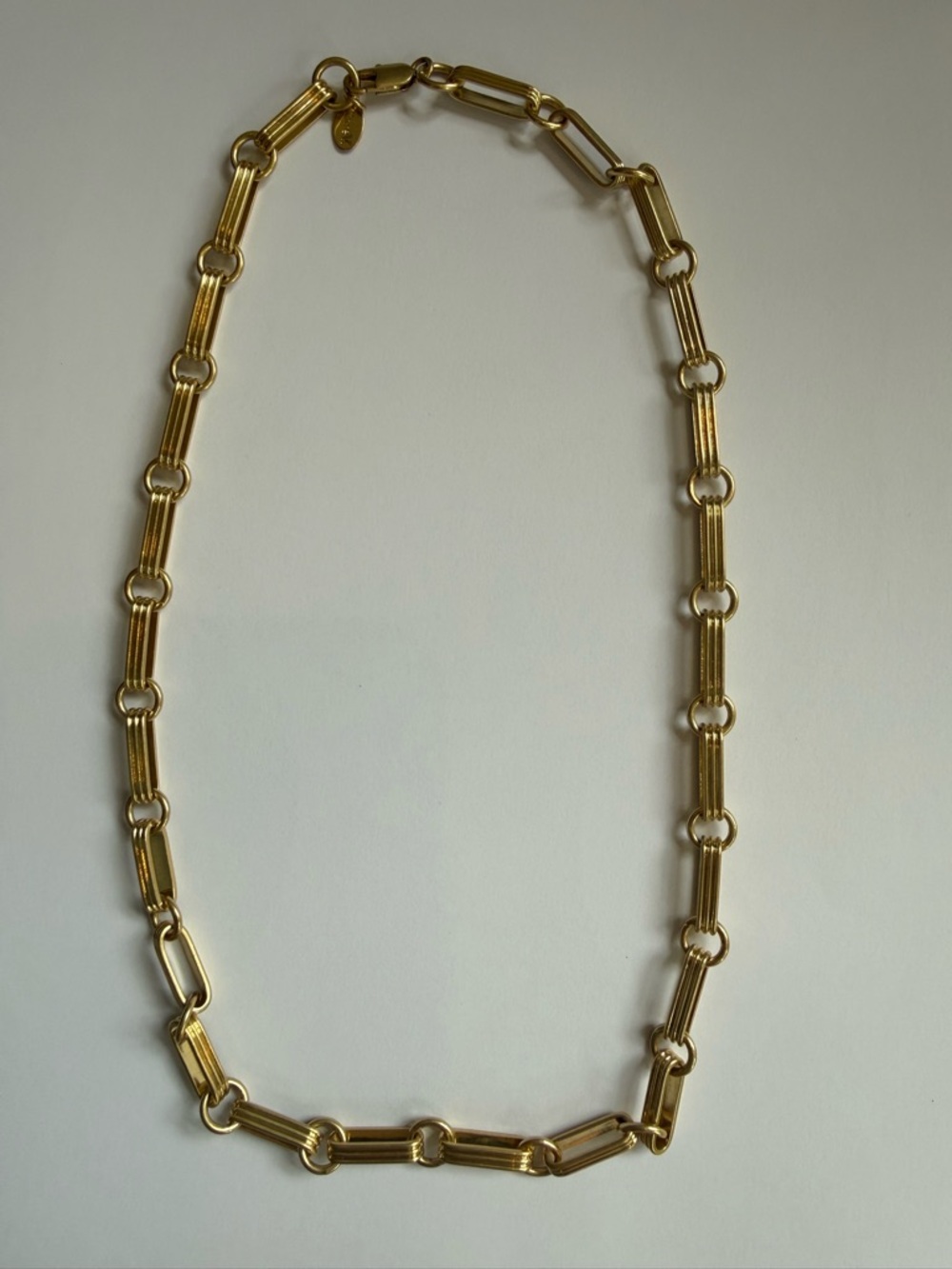 Clare V. Book Chain Necklace in Vintage Gold Color - Picture 4 of 4